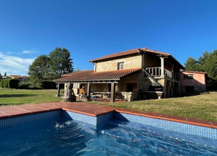 Casa De Campo Con Piscina, Entera O Por Habitaciones Amoeiro ภายนอก รูปภาพ